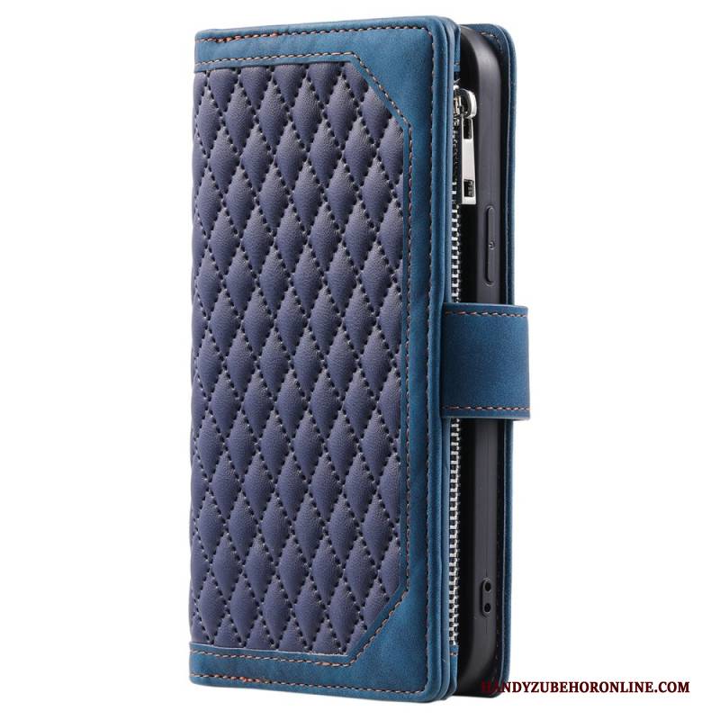 Lederhüllen Xiaomi Redmi Note 14 Pro 5g Handyhülle Gestepptes Portemonnaie