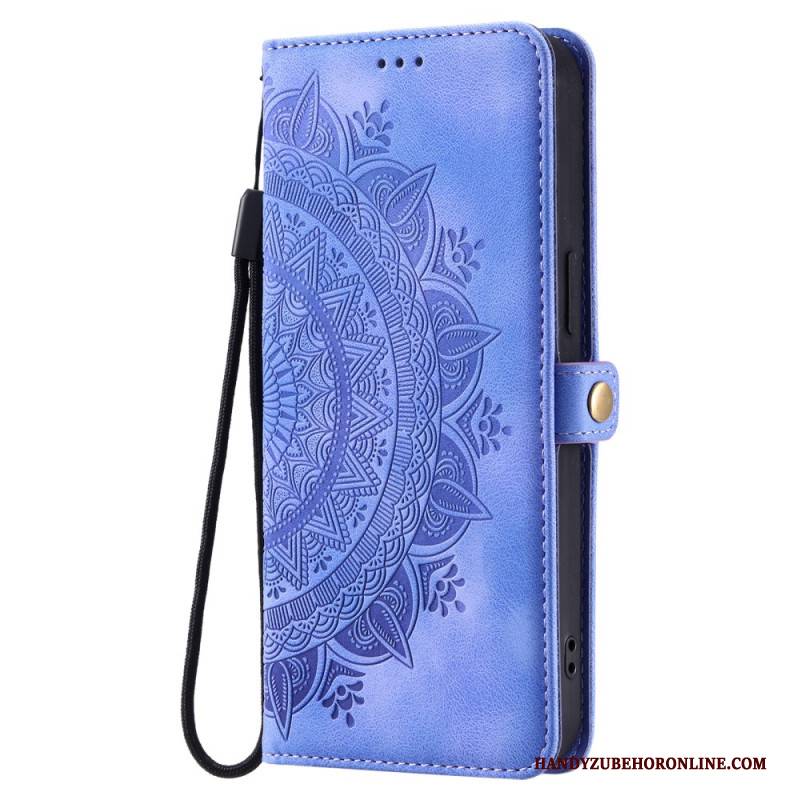 Lederhüllen Xiaomi Redmi Note 14 Pro 5g Handyhülle Mandala-wildlederoptik