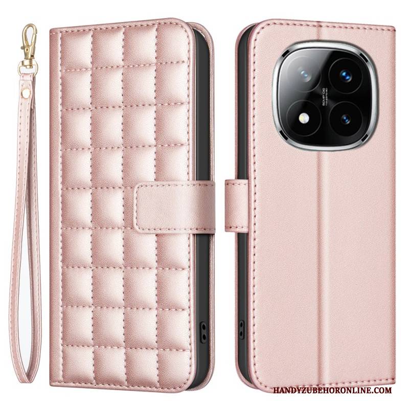 Lederhüllen Xiaomi Redmi Note 14 Pro 5g Handyhülle Premium-steppriemen