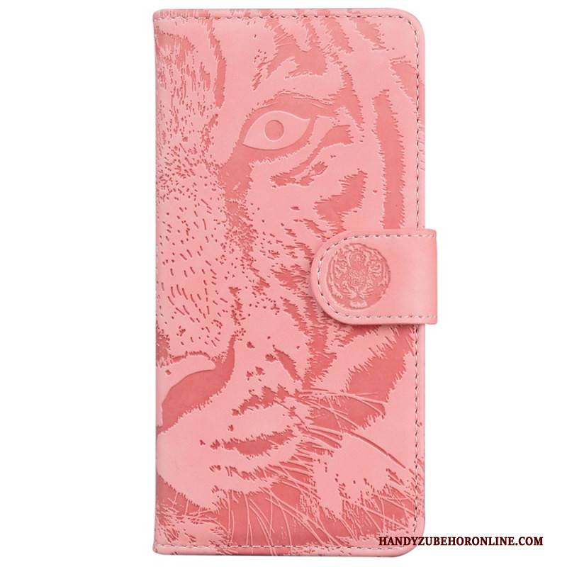 Lederhüllen Xiaomi Redmi Note 14 Pro 5g Handyhülle Tigerprint