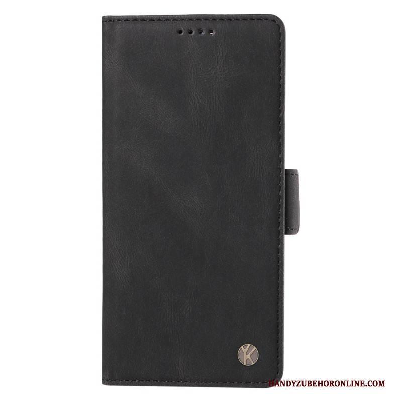 Lederhüllen Xiaomi Redmi Note 14 Pro 5g Handyhülle Ykatu-wildleder-effekt