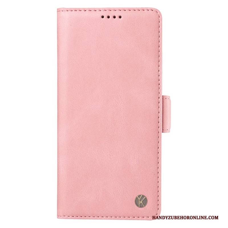 Lederhüllen Xiaomi Redmi Note 14 Pro 5g Handyhülle Ykatu-wildleder-effekt