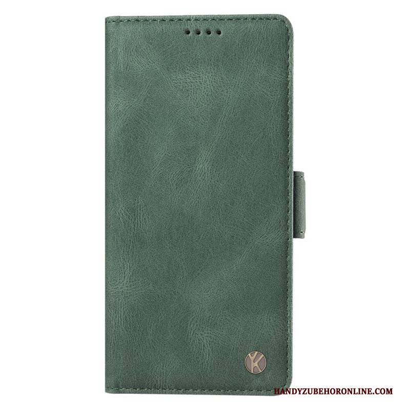 Lederhüllen Xiaomi Redmi Note 14 Pro 5g Handyhülle Ykatu-wildleder-effekt