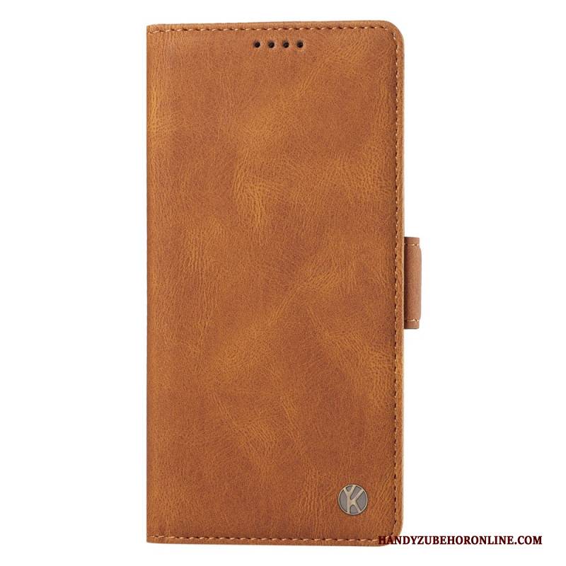 Lederhüllen Xiaomi Redmi Note 14 Pro 5g Handyhülle Ykatu-wildleder-effekt