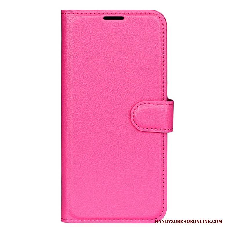 Lederhüllen Xiaomi Redmi Note 14 Pro 5g Klassisches Litschi-kunstleder