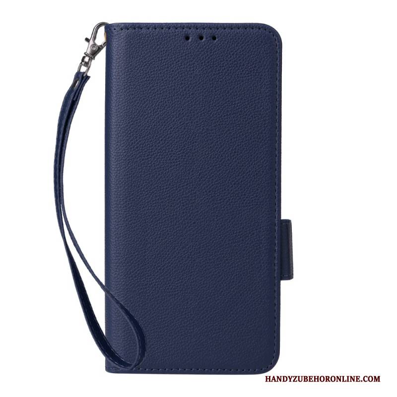 Lederhüllen Xiaomi Redmi Note 14 Pro 5g Strukturierte Riemenoberfläche