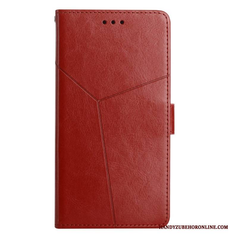 Lederhüllen Xiaomi Redmi Note 14 Pro 5g Y-förmiger Riemen