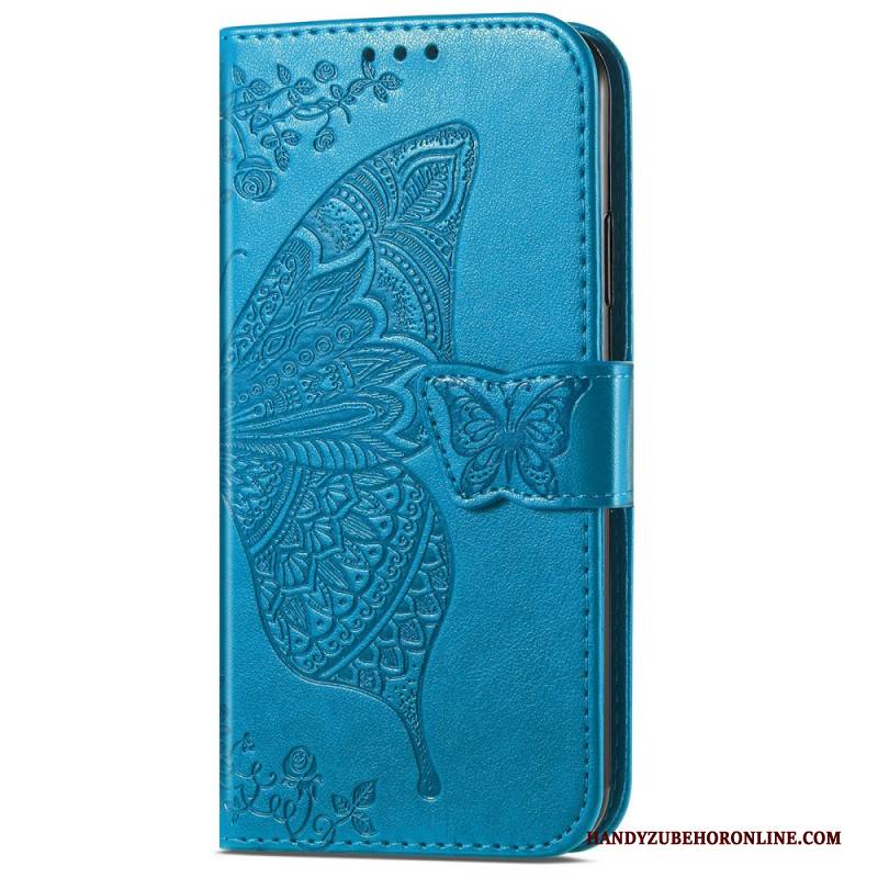 Lederhüllen Xiaomi Redmi Note 14 Pro Plus 5g Barock-schmetterling