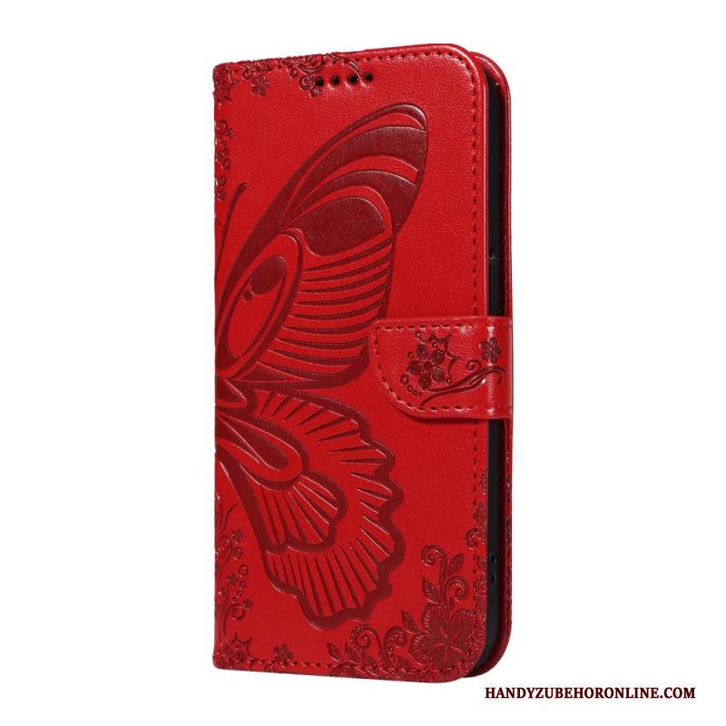 Lederhüllen Xiaomi Redmi Note 14 Pro Plus 5g Grafischer Schmetterling