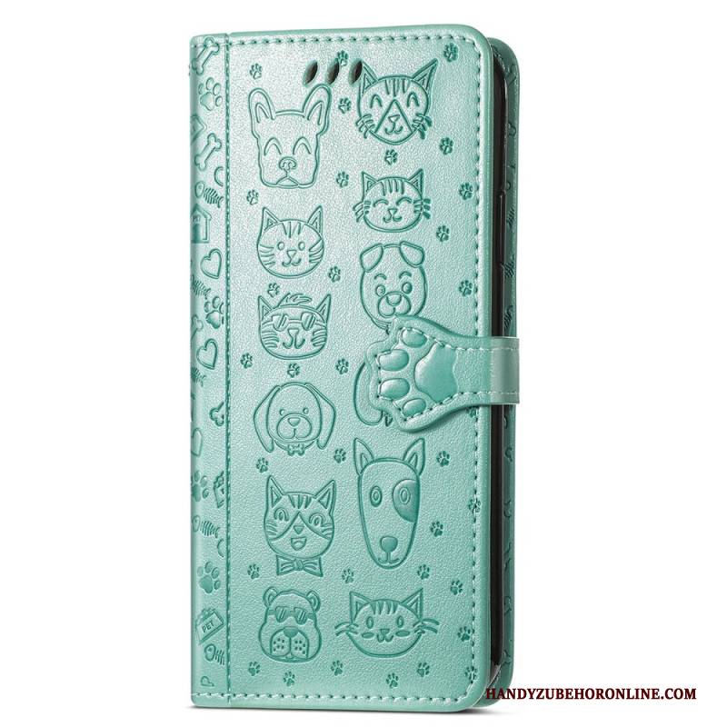 Lederhüllen Xiaomi Redmi Note 14 Pro Plus 5g Handyhülle Geldbörse Mit Tiermotiven