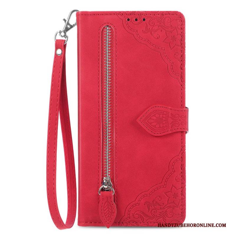 Lederhüllen Xiaomi Redmi Note 14 Pro Plus 5g Handyhülle Spitze Mit Reißverschlusstasche