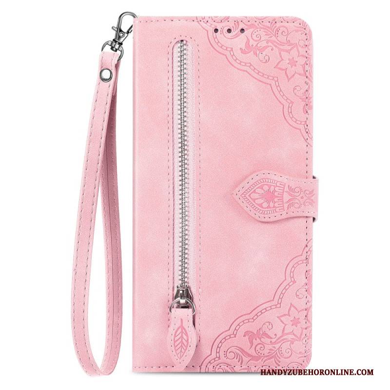 Lederhüllen Xiaomi Redmi Note 14 Pro Plus 5g Handyhülle Spitze Mit Reißverschlusstasche