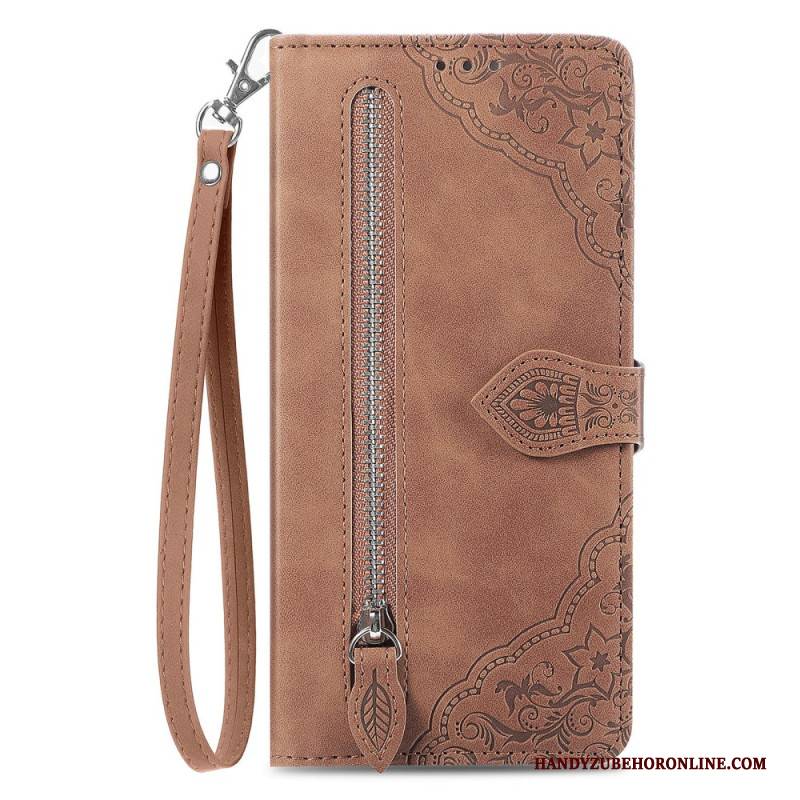 Lederhüllen Xiaomi Redmi Note 14 Pro Plus 5g Handyhülle Spitze Mit Reißverschlusstasche