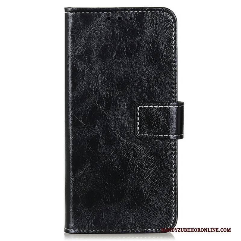 Lederhüllen Xiaomi Redmi Note 14s Handyhülle Glänzendes Kunstleder