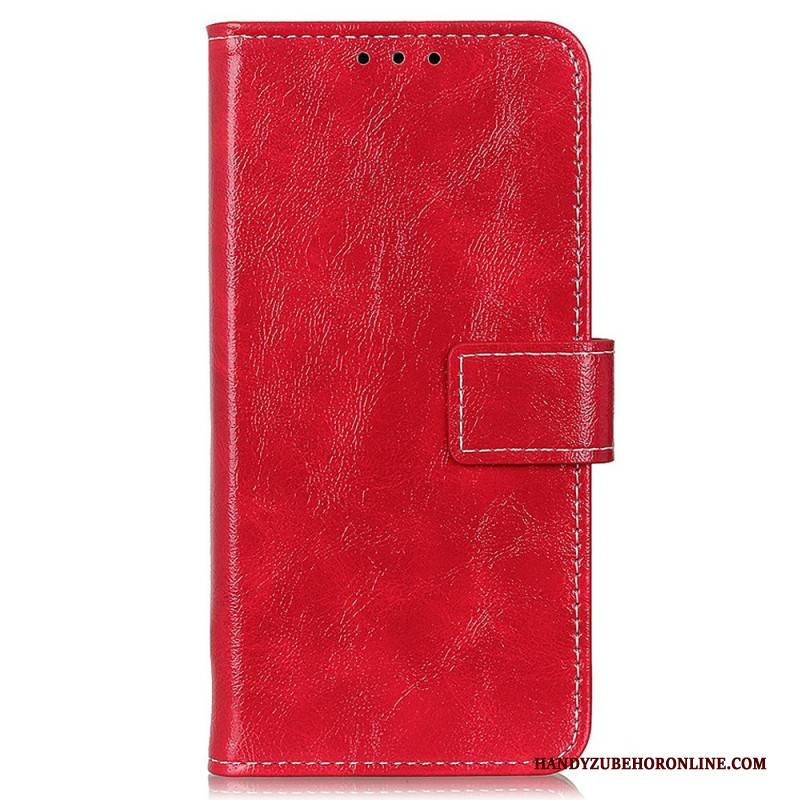 Lederhüllen Xiaomi Redmi Note 14s Handyhülle Glänzendes Kunstleder