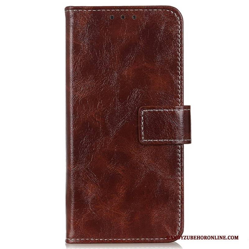 Lederhüllen Xiaomi Redmi Note 14s Handyhülle Glänzendes Kunstleder