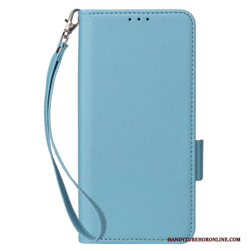 Lederhüllen Xiaomi Redmi Note 14s Handyhülle Ultradünn Mit Trageriemen