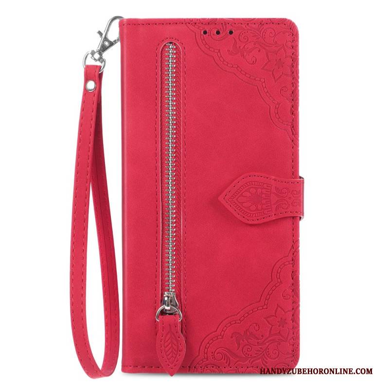 Lederhüllen Xiaomi Redmi Note 15 5g Blumen-spitzenarmband