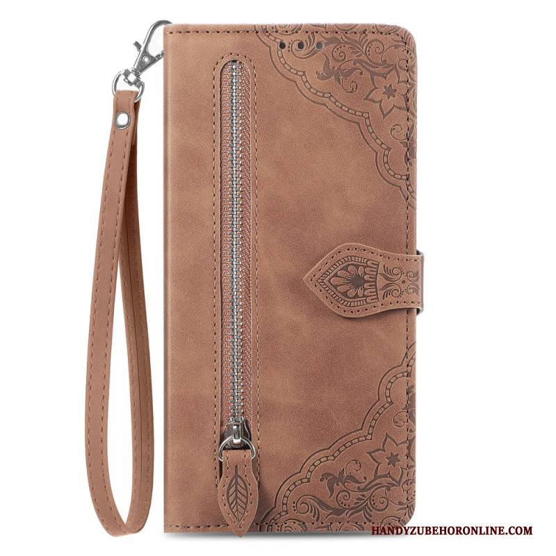 Lederhüllen Xiaomi Redmi Note 15 5g Blumen-spitzenarmband