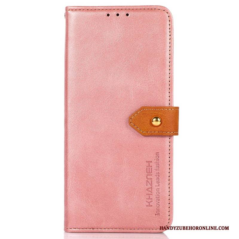 Lederhüllen Xiaomi Redmi Note 15 5g Goldener Khazneh-verschluss