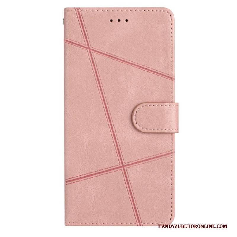 Lederhüllen Xiaomi Redmi Note 15 5g Handyhülle Linien Und Streifen