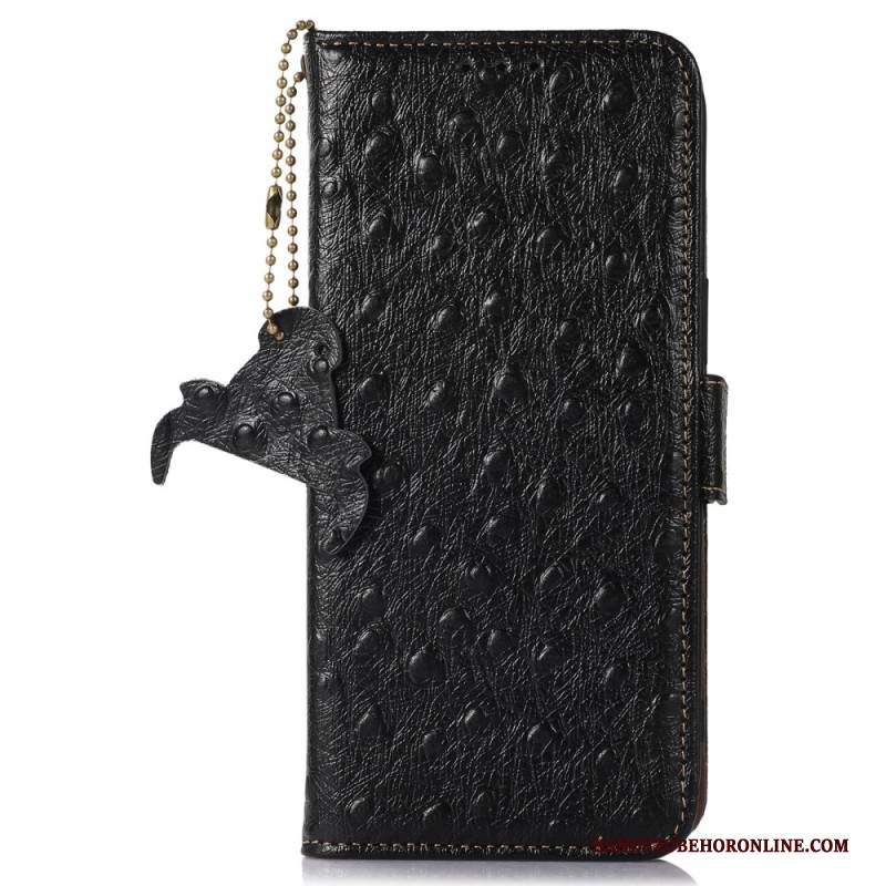 Lederhüllen Xiaomi Redmi Note 15 5g Handyhülle Rfid-blockierung Und Echtleder