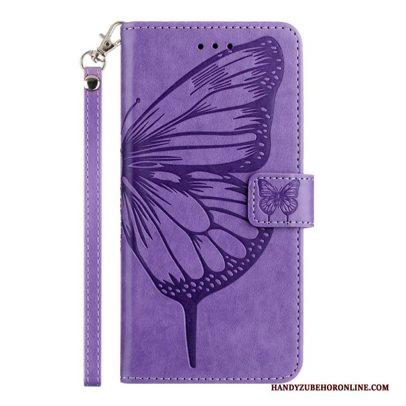 Lederhüllen Xiaomi Redmi Note 15 5g Handyhülle Schmetterlingsgrafik