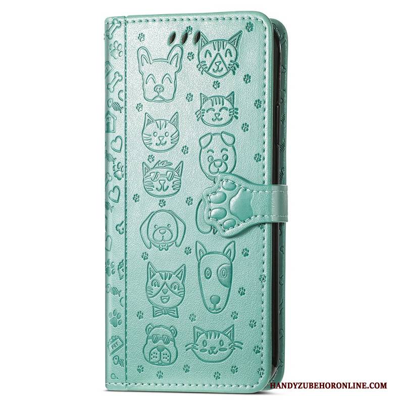 Lederhüllen Xiaomi Redmi Note 15 Pro Plus 5g Animierte Tiere