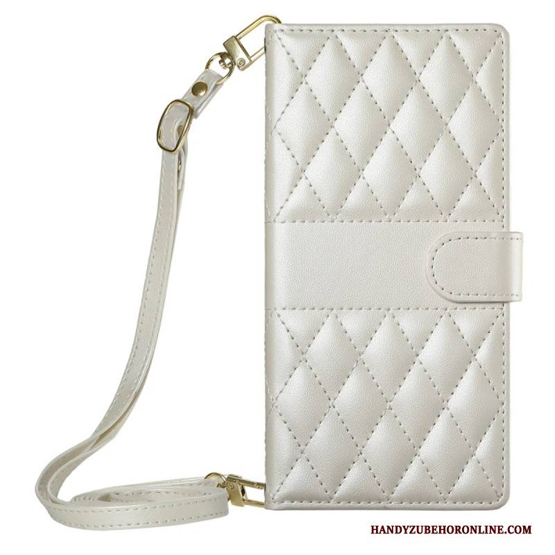 Lederhüllen Xiaomi Redmi Note 15 Pro Plus 5g Gesteppt Mit Riemen