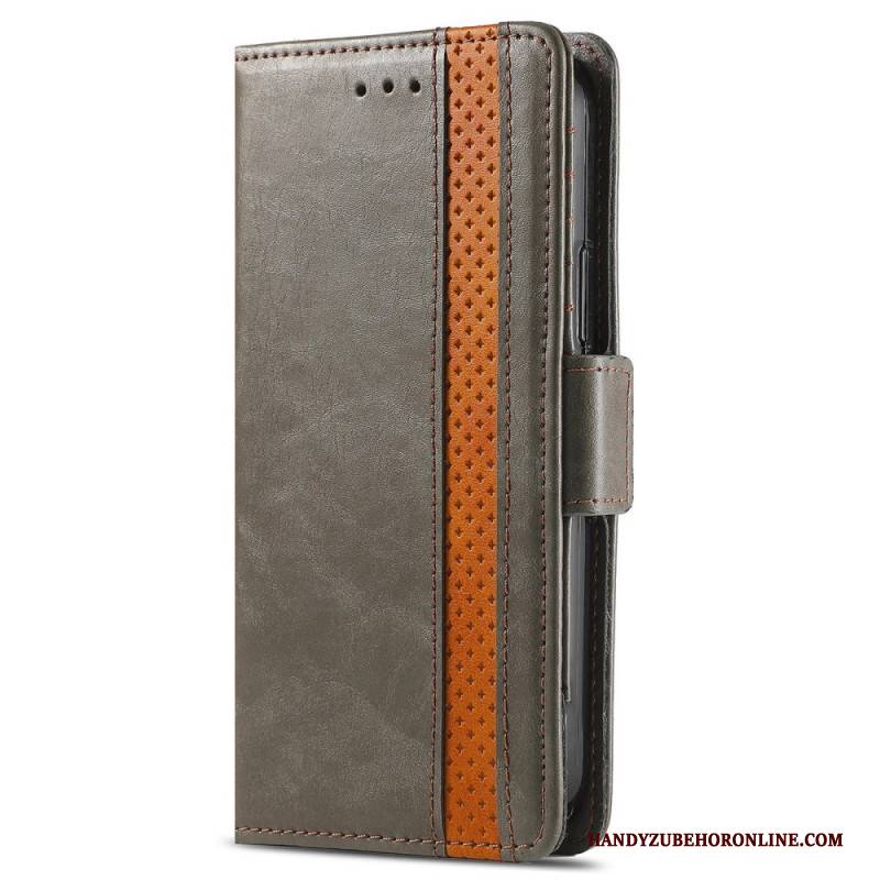 Lederhüllen Xiaomi Redmi Note 15 Pro Plus 5g Handyhülle Goldener Verschluss Caseneo