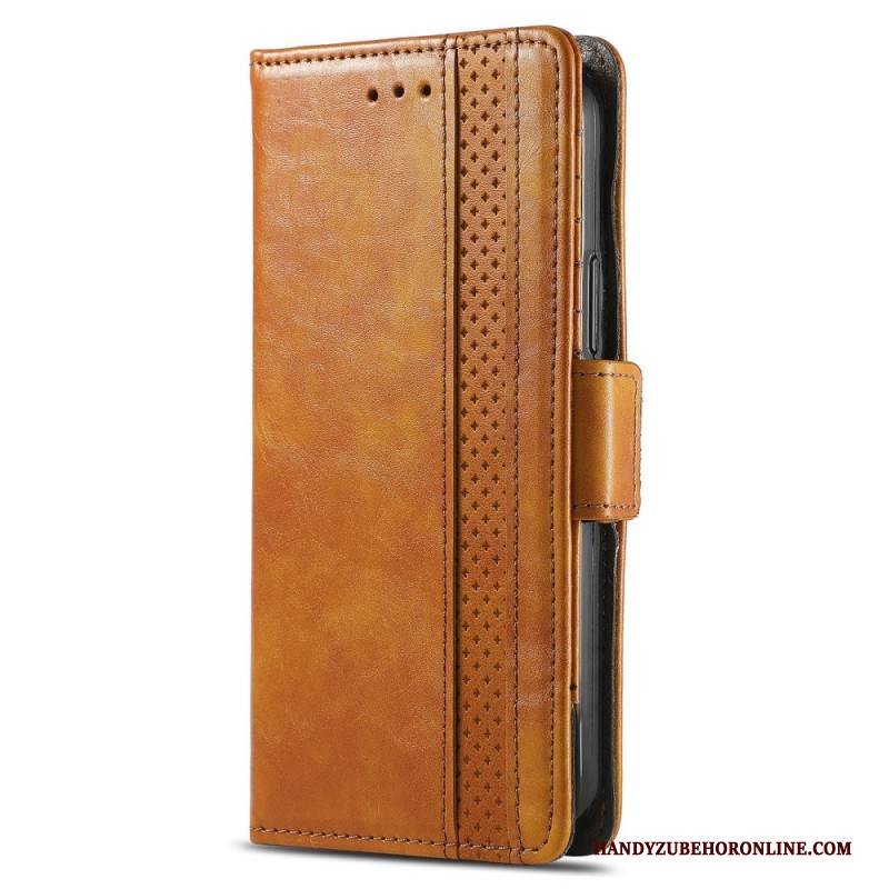 Lederhüllen Xiaomi Redmi Note 15 Pro Plus 5g Handyhülle Goldener Verschluss Caseneo