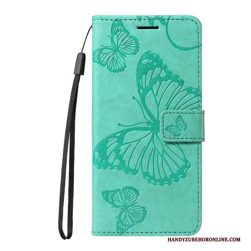 Lederhüllen Xiaomi Redmi Note 15 Pro Plus 5g Riesige Schmetterlinge