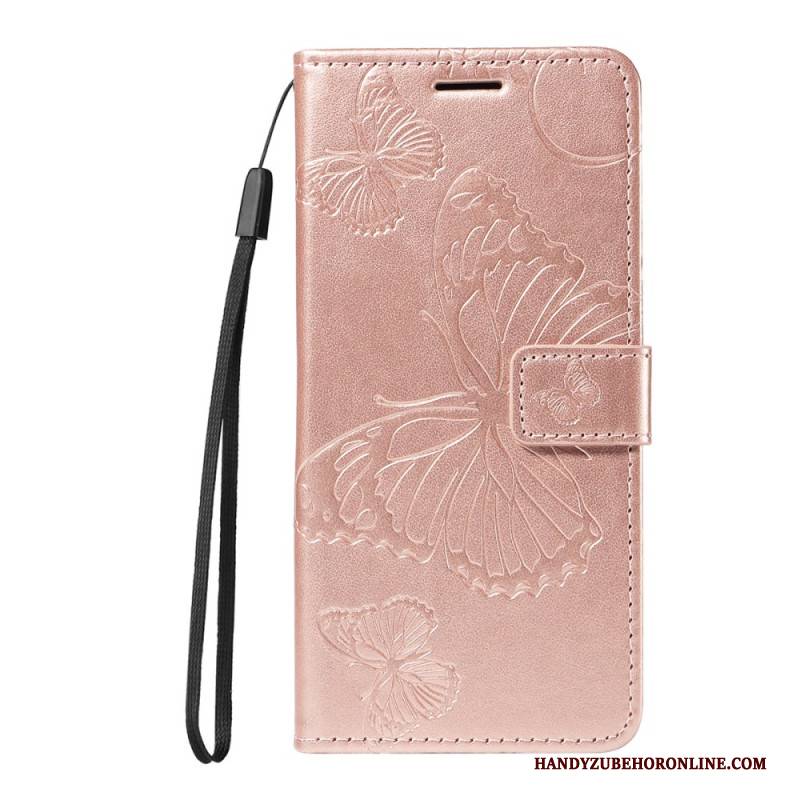 Lederhüllen Xiaomi Redmi Note 15 Pro Plus 5g Riesige Schmetterlinge