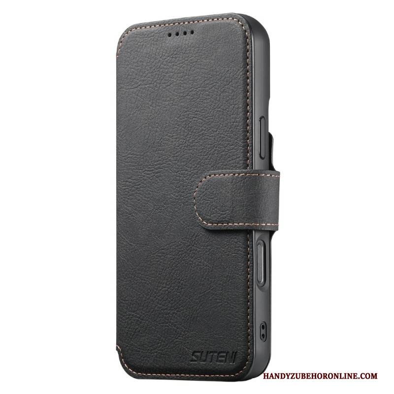 Lederhüllen iPhone 17 Handyhülle Magsafe-abnehmbare Hülle Suteni