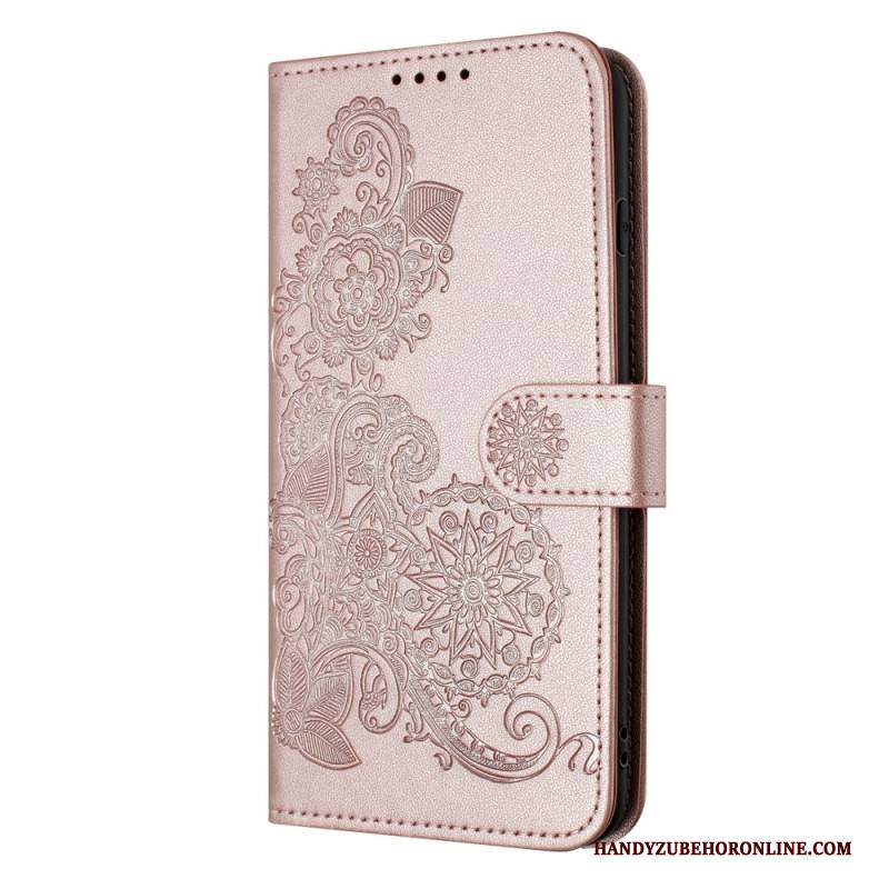 Lederhüllen iPhone 17 Pro Florale Spitze