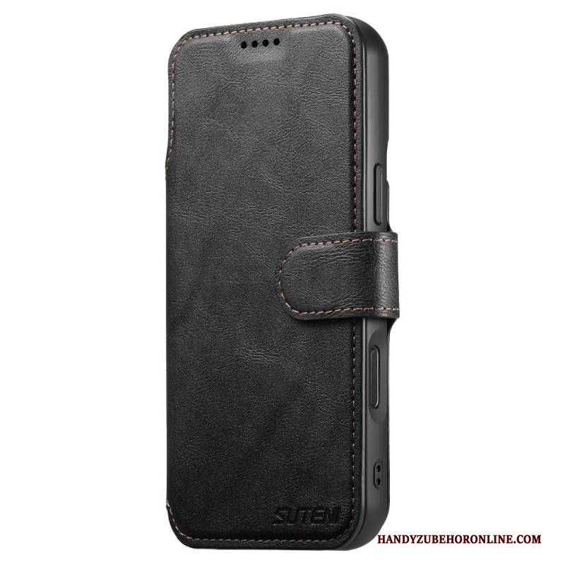 Lederhüllen iPhone 17 Pro Handyhülle Magnetisch Mit Abnehmbarer Retro-hülle