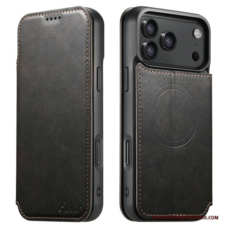 Lederhüllen iPhone 17 Pro Magsafe-kompatible Lederoptik