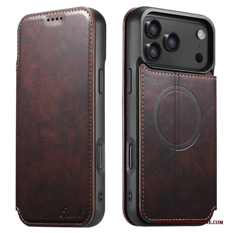 Lederhüllen iPhone 17 Pro Magsafe-kompatible Lederoptik