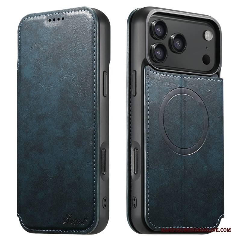 Lederhüllen iPhone 17 Pro Magsafe-kompatible Lederoptik