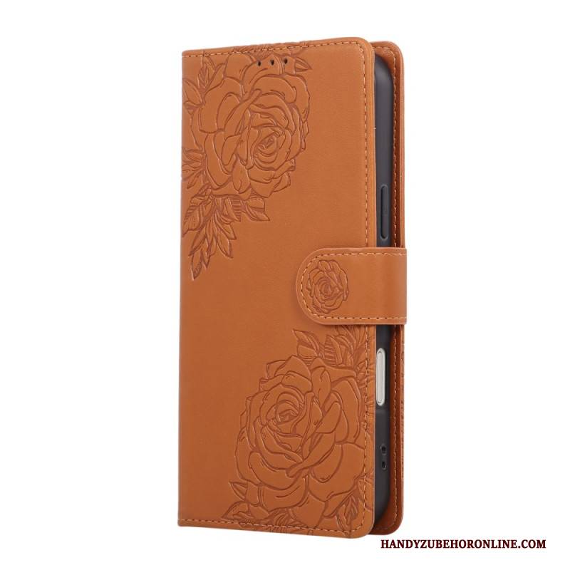 Lederhüllen iPhone 17 Pro Max Blumenmuster