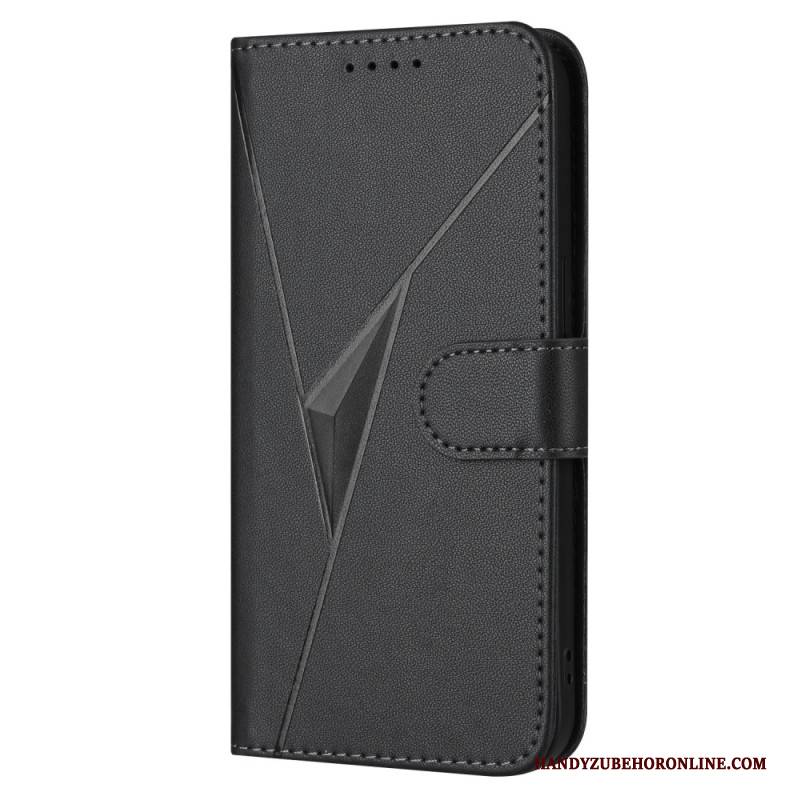 Lederhüllen iPhone 17 Pro Max Dreiecksmuster