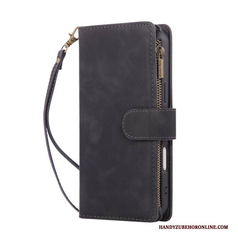 Lederhüllen iPhone 17 Pro Max Geldbörse In Wildlederoptik