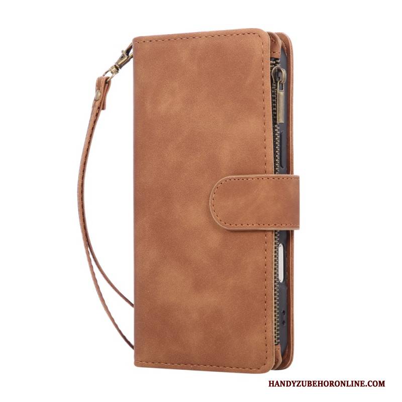 Lederhüllen iPhone 17 Pro Max Geldbörse In Wildlederoptik