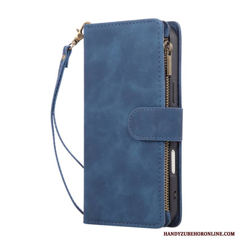 Lederhüllen iPhone 17 Pro Max Geldbörse In Wildlederoptik