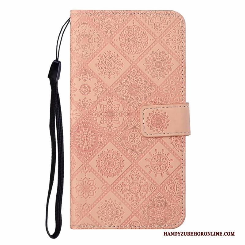 Lederhüllen iPhone 17 Pro Max Handyhülle Patchwork