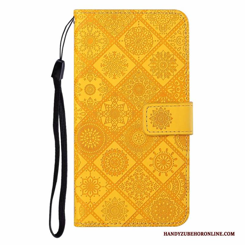 Lederhüllen iPhone 17 Pro Max Handyhülle Patchwork