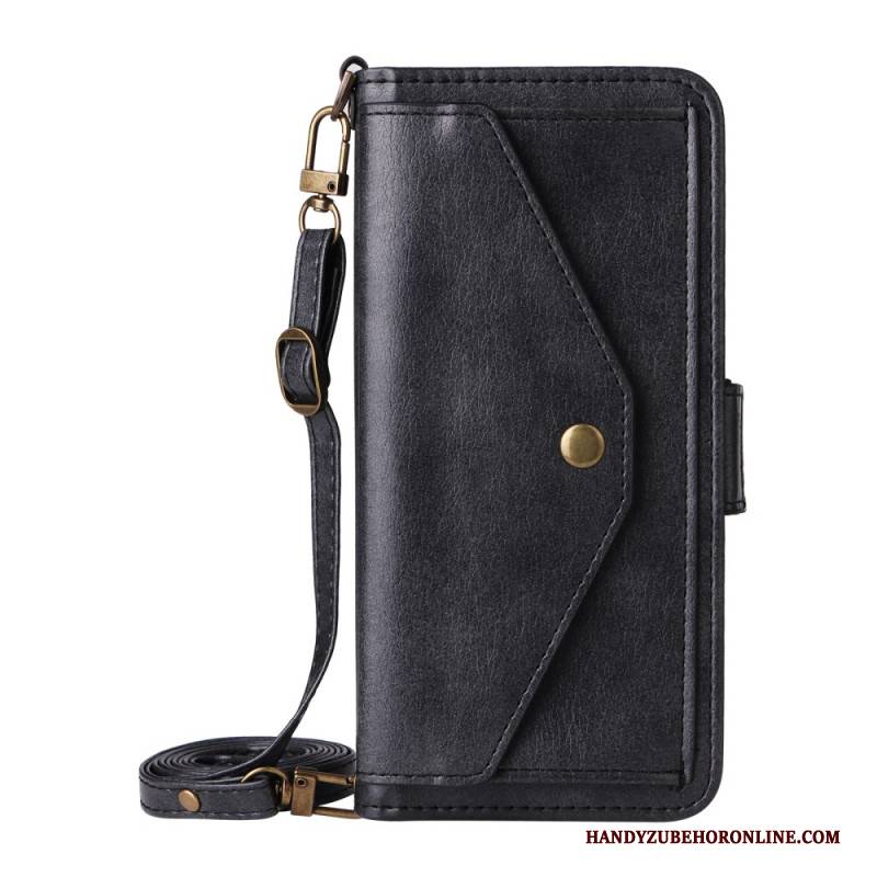 Lederhüllen iPhone Air Vintage-design Mit Schulterriemen