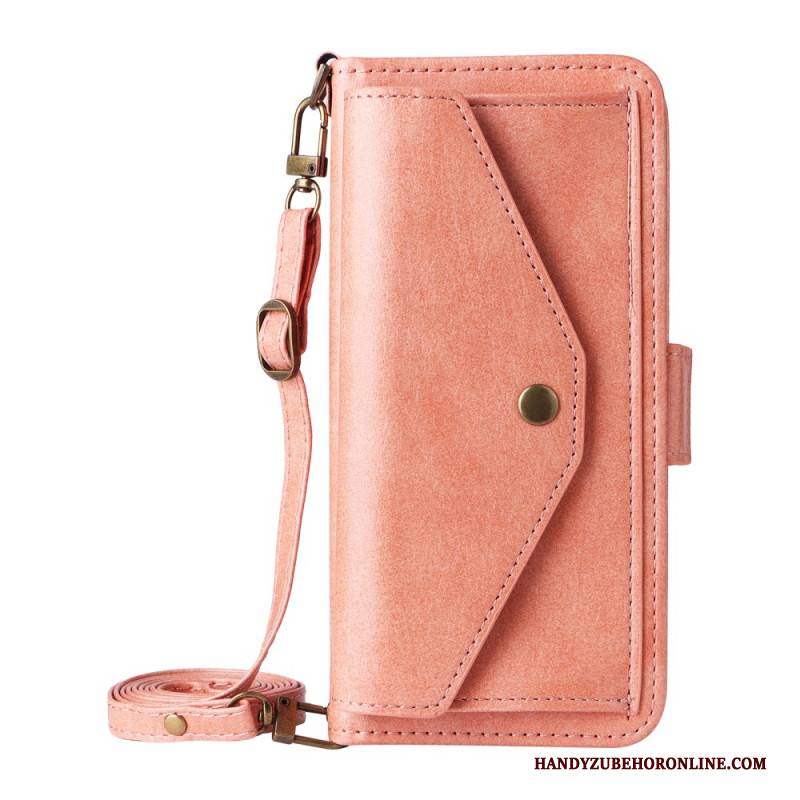 Lederhüllen iPhone Air Vintage-design Mit Schulterriemen