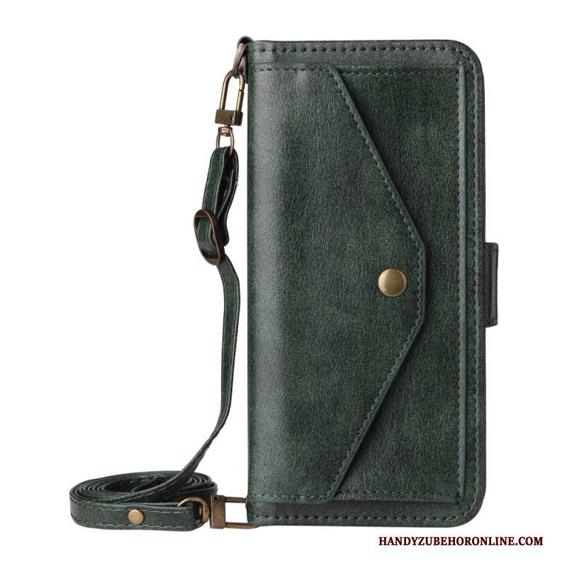 Lederhüllen iPhone Air Vintage-design Mit Schulterriemen