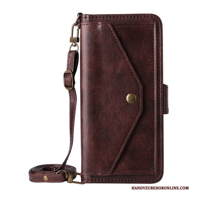 Lederhüllen iPhone Air Vintage-design Mit Schulterriemen